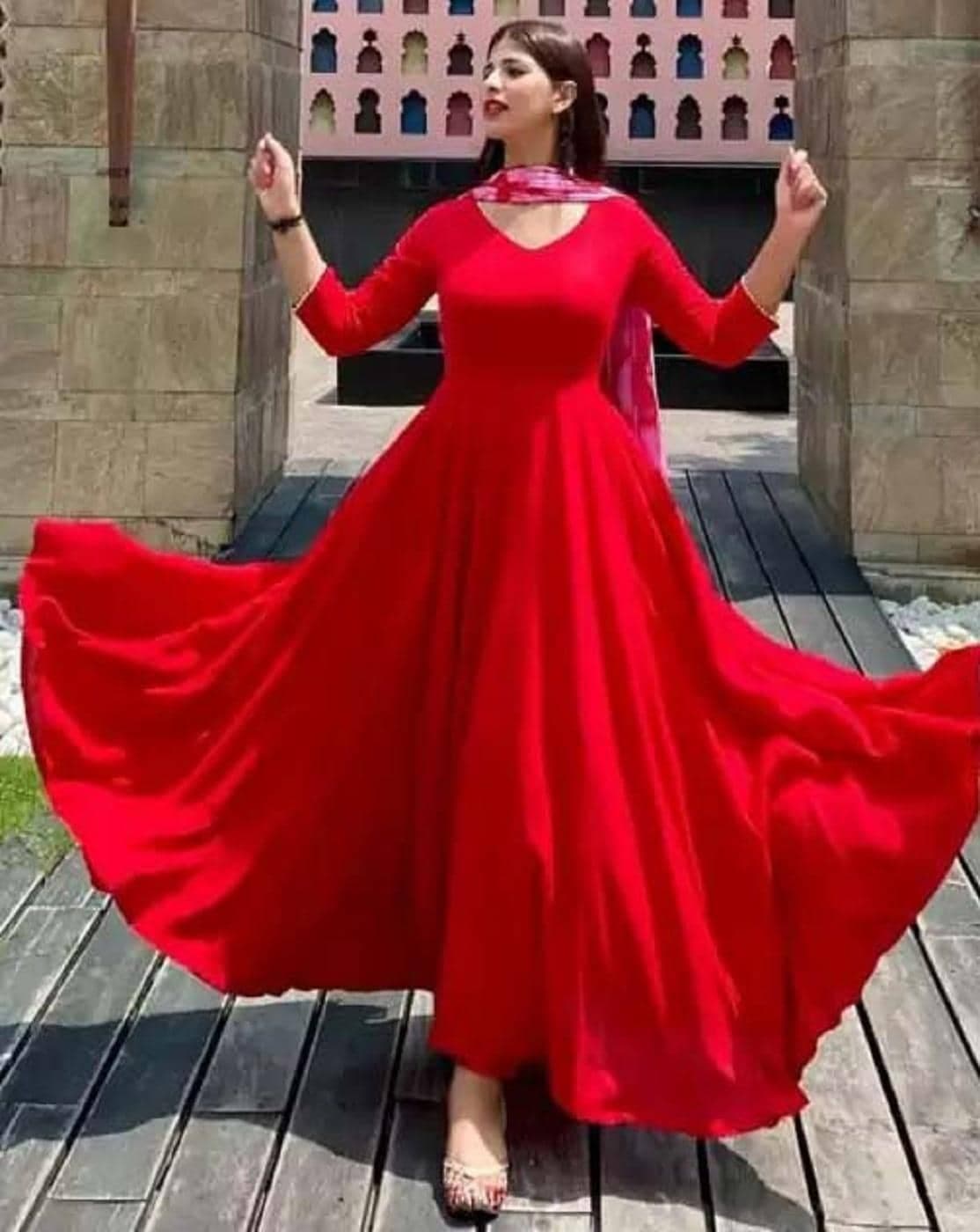 Long Black Kurthi set - Image 2